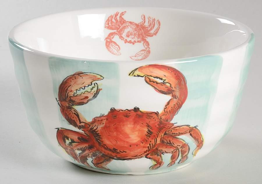 Crab Stripe Soup/Cereal Bowl by Maxcera Corp-1
