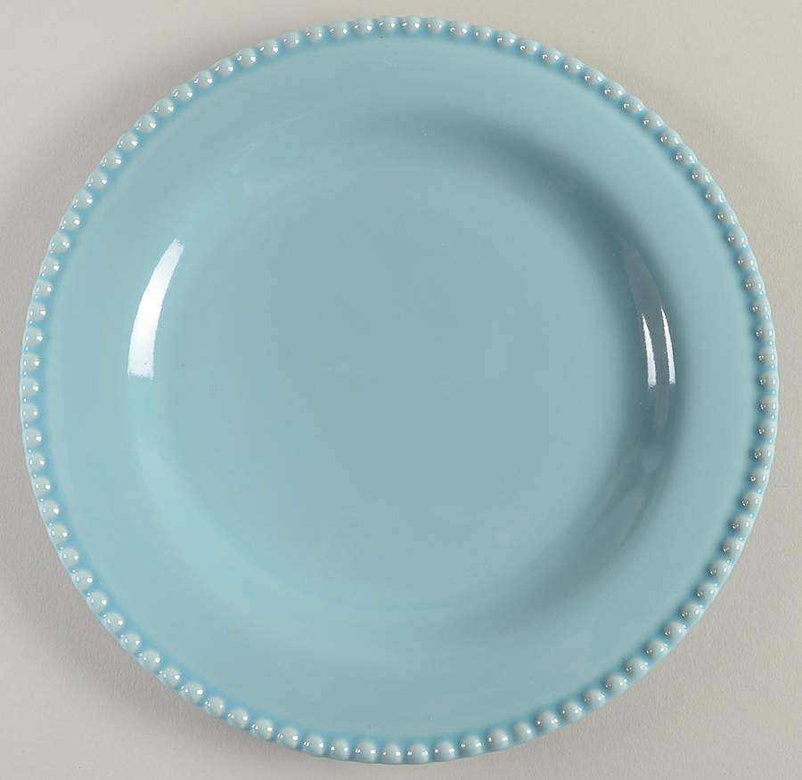 Perola Light Blue Salad/Dessert Plate by Matceramica-1
