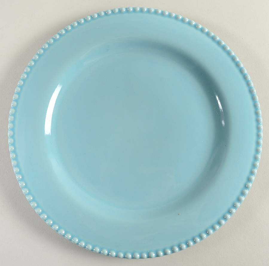 Perola Light Blue Dinner Plate by Matceramica-1