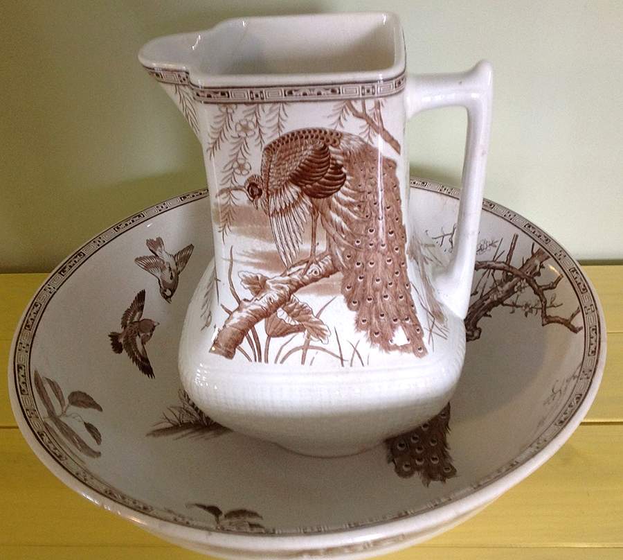 Khan Large Pitcher & Bowl Set by Minton-1