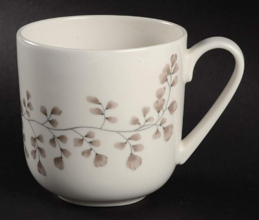 Maidenhair Fern Gray Mug by Martha Stewart-1
