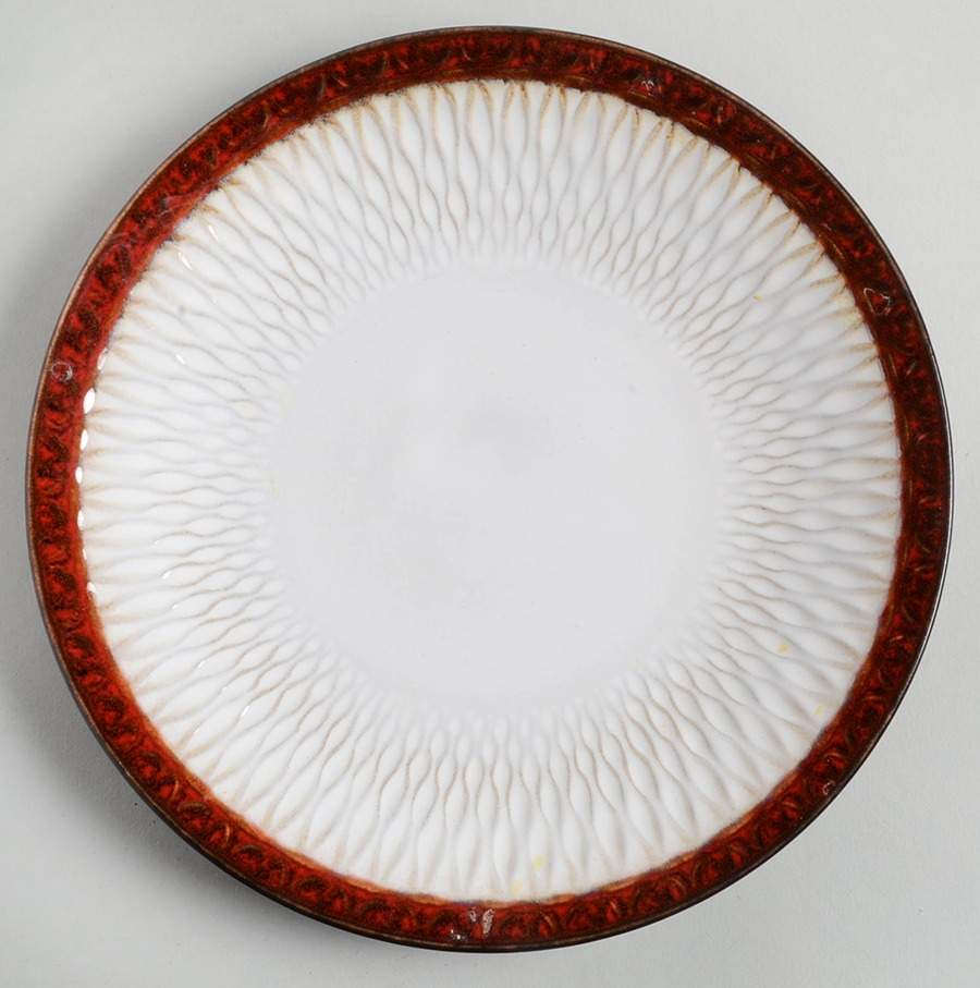 Sorrento Red Salad Plate by Mikasa-1