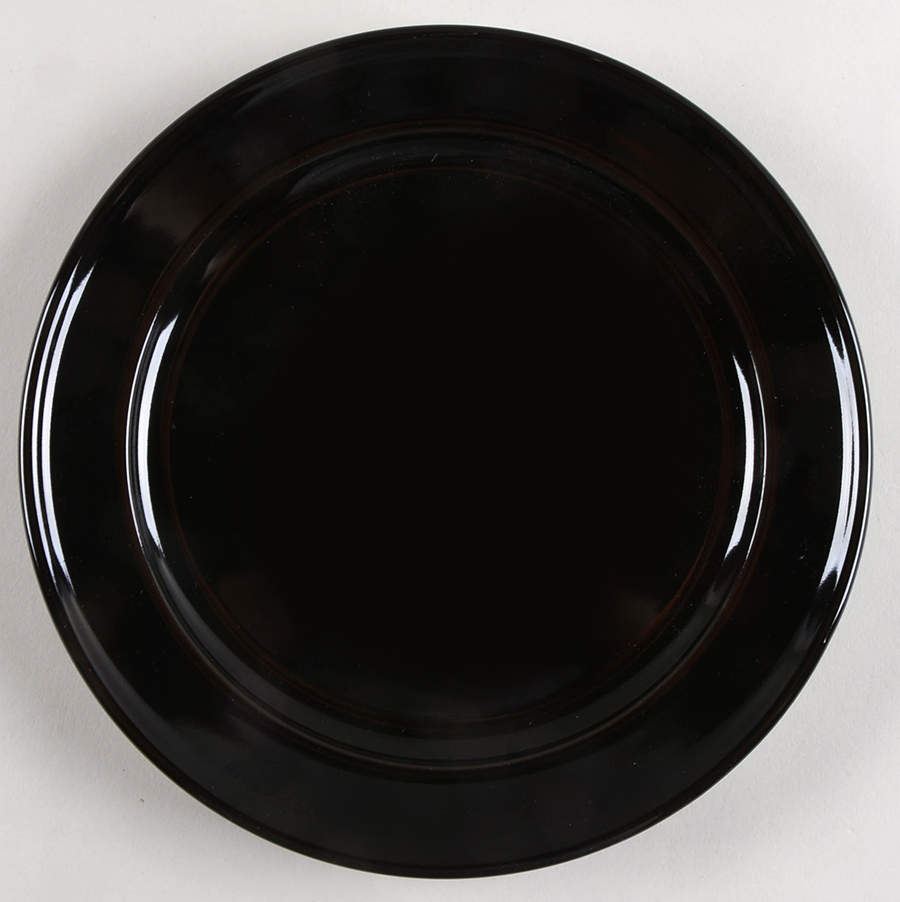 Amelia Rich Black Salad Plate by Mainstays-1