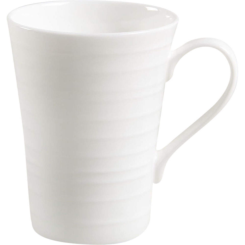 Swirl White (Bone) Mug by Mikasa-1