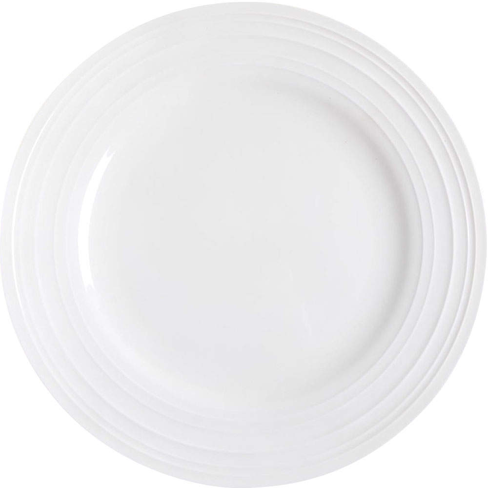 Swirl White (Bone) Dinner Plate by Mikasa-1