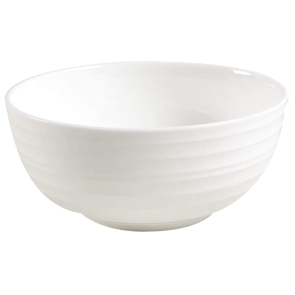 Swirl White (Bone) Coupe Soup Bowl by Mikasa-1