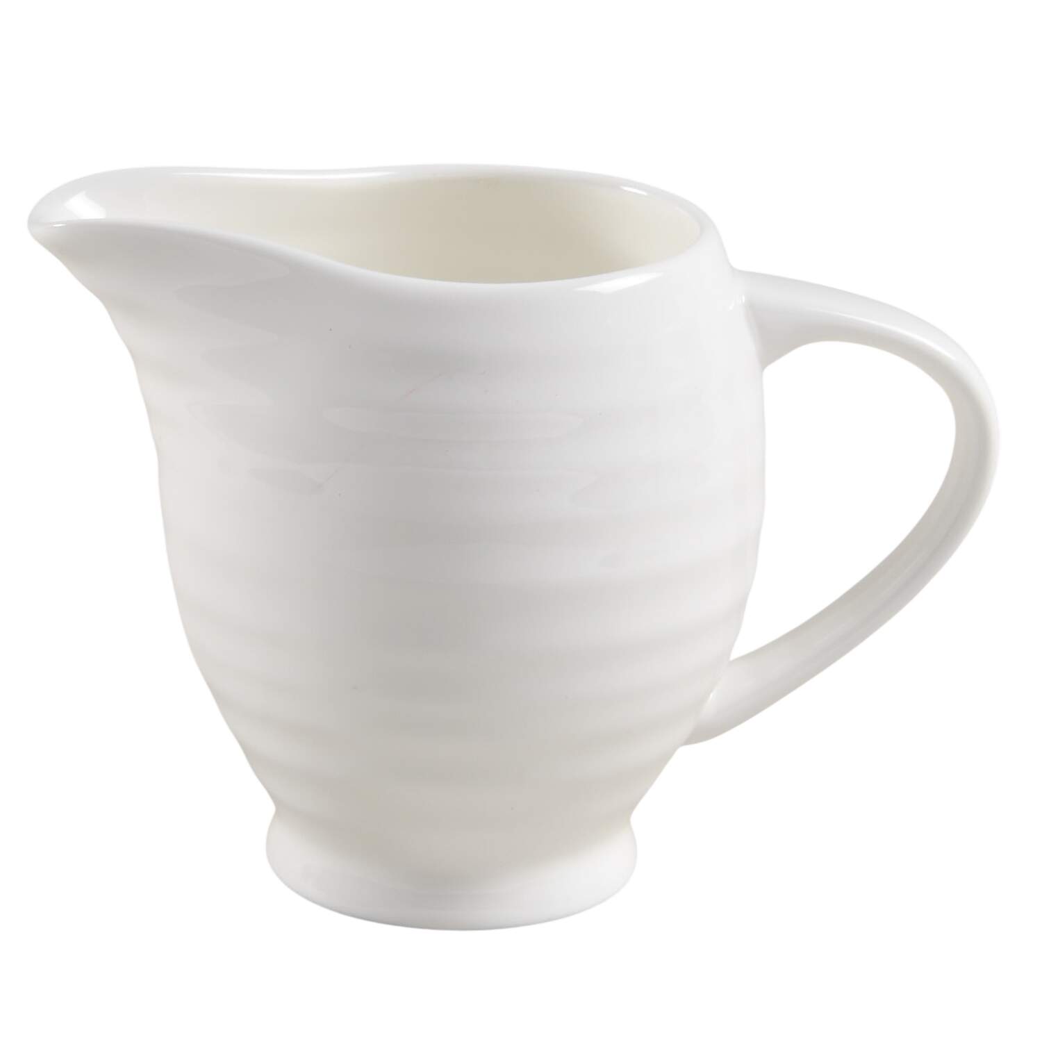 Swirl White (Bone) Creamer by Mikasa-1