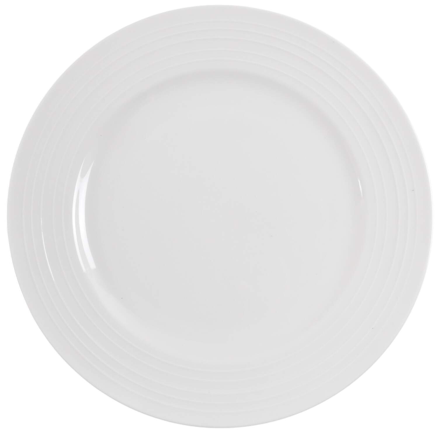 Swirl White (Bone) Dinner Plate by Mikasa-1