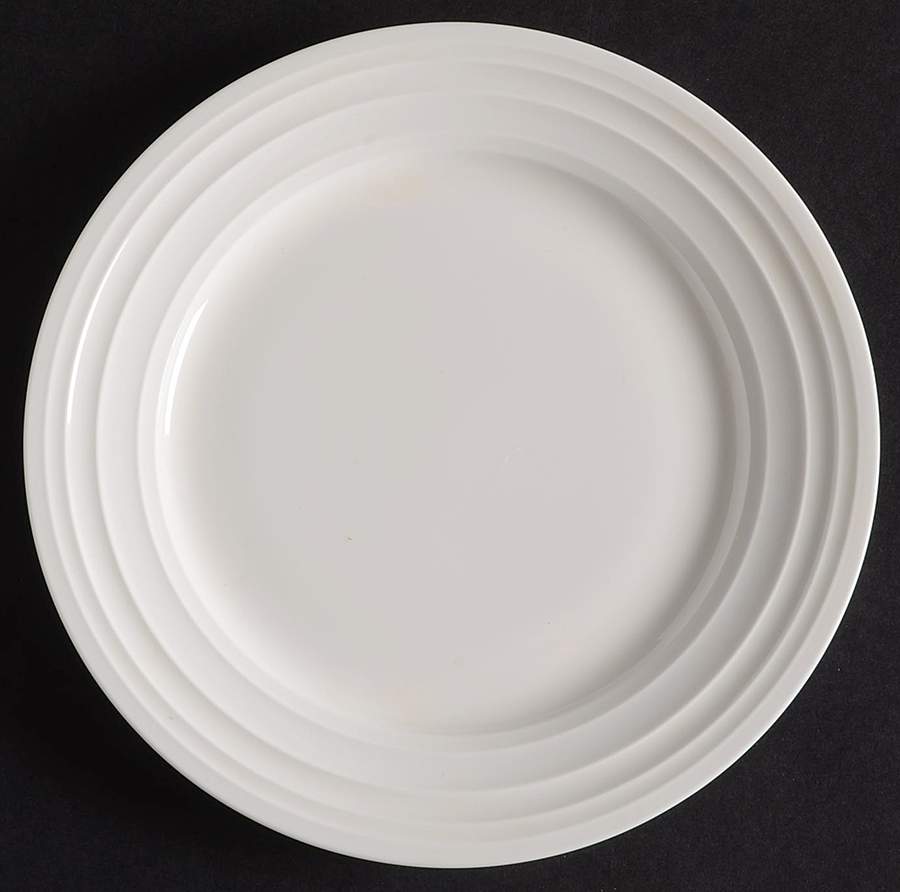 Swirl White (Bone) Bread & Butter Plate by Mikasa-1