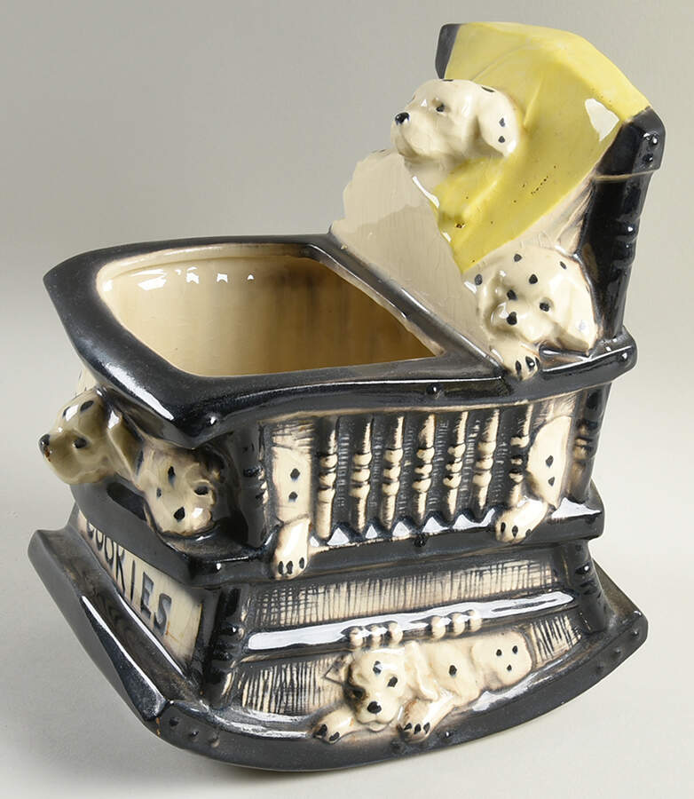 Dalmatians Cookie Jar No Lid by Nelson McCoy-1