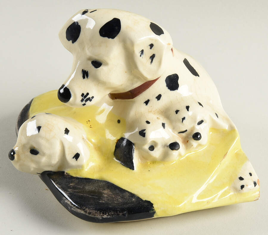 Dalmatians Lid for Cookie Jar by Nelson McCoy-1