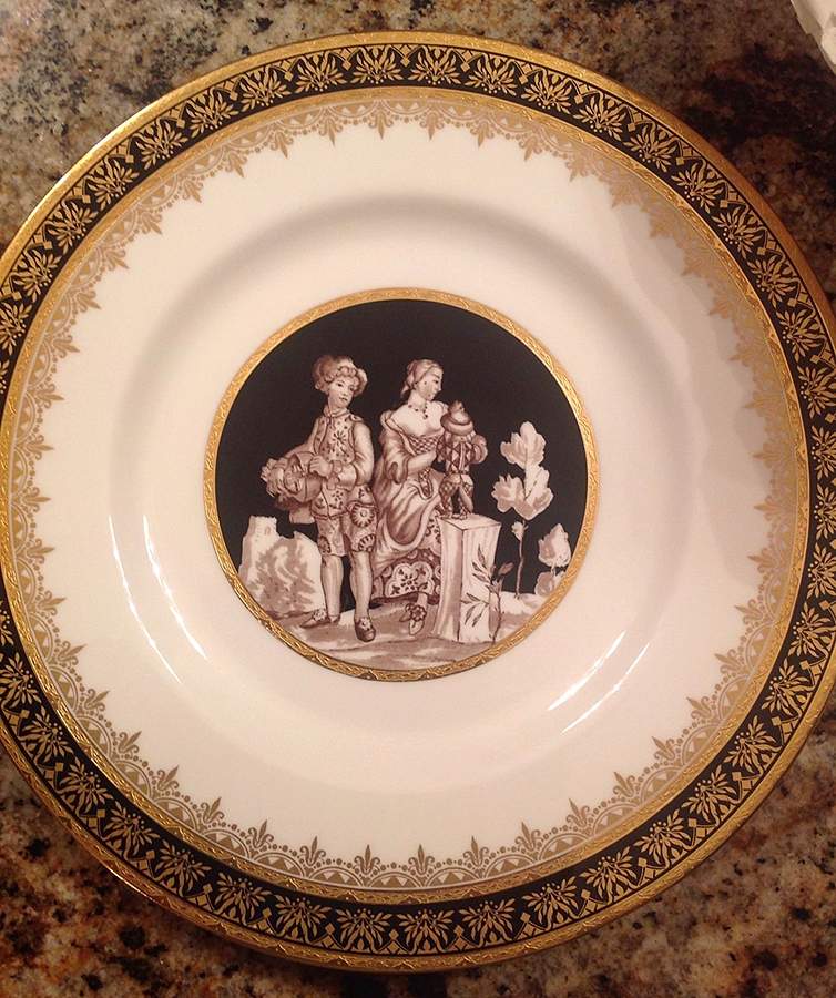 M338 Dinner Plate by Minton-1