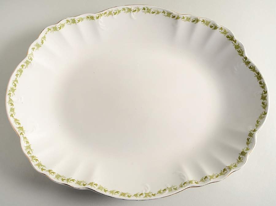 MAD285 17" Oval Serving Platter by John Maddock & Sons-1