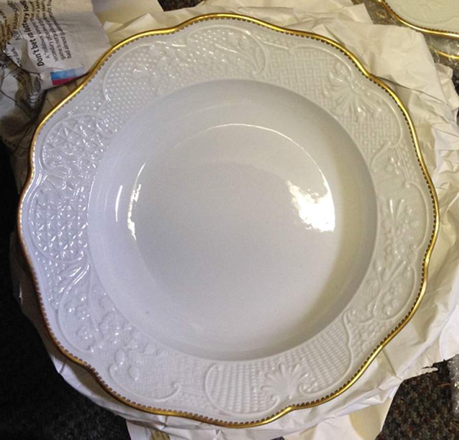 MSS245 Large Rim Soup Bowl by Meissen (Germany)-1