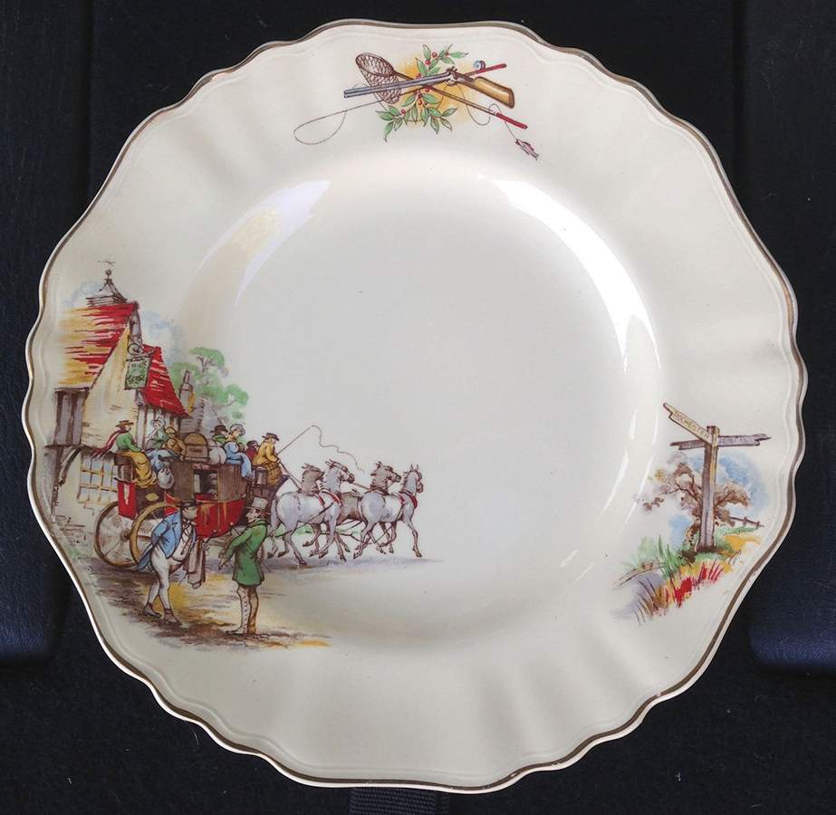 Pickwick Dinner Plate by J & G Meakin-1