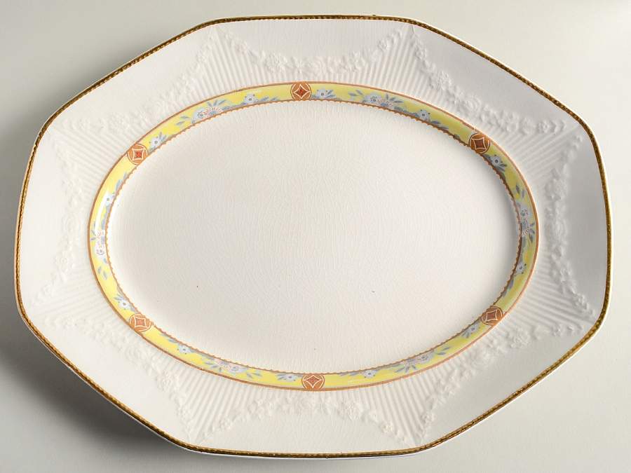 MEK435 14" Oval Serving Platter by J & G Meakin-1