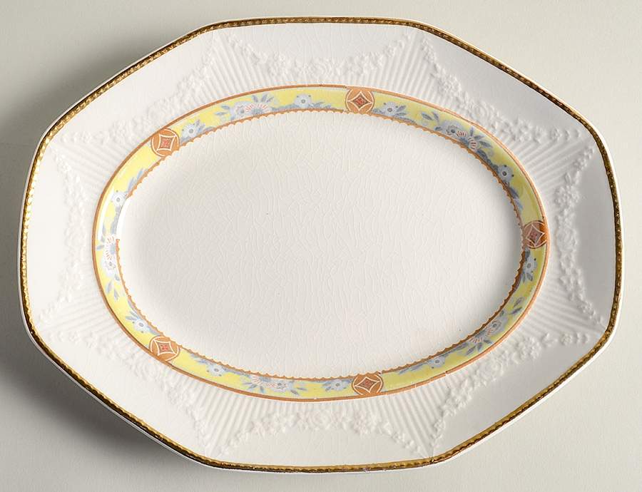 MEK435 10" Oval Serving Platter by J & G Meakin-1