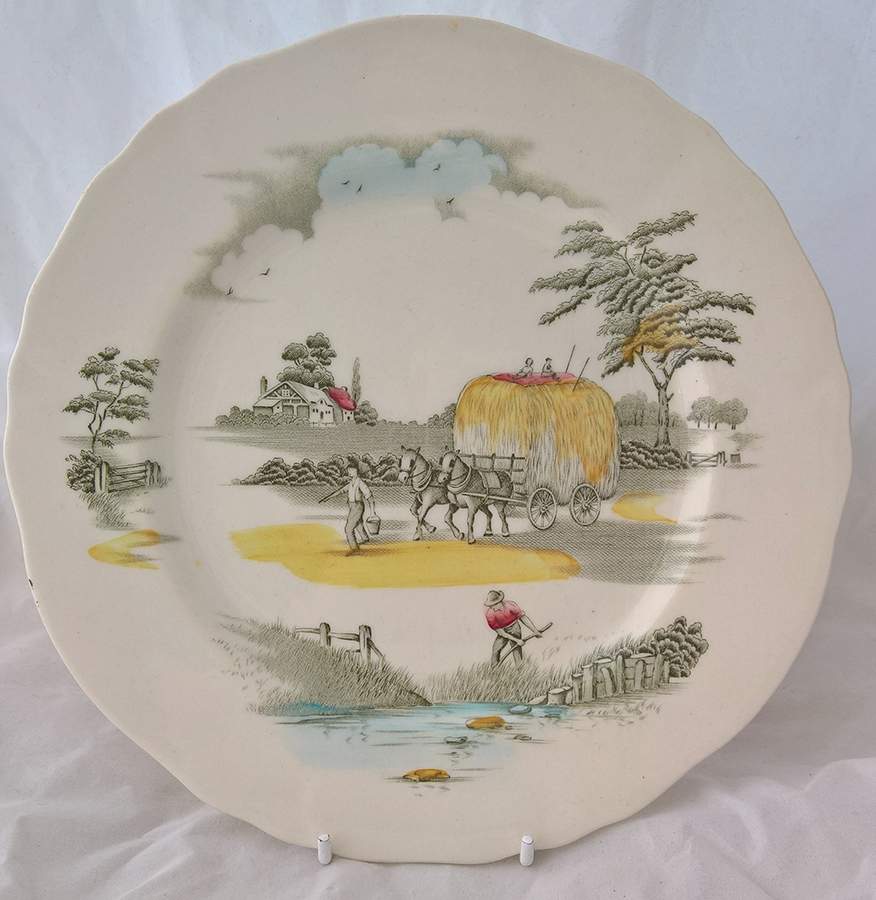 The Ride Home Luncheon Plate by Alfred Meakin-1