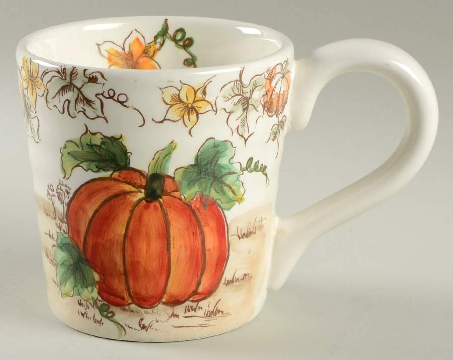 Color Pumpkin Mug by Maxcera Corp-1
