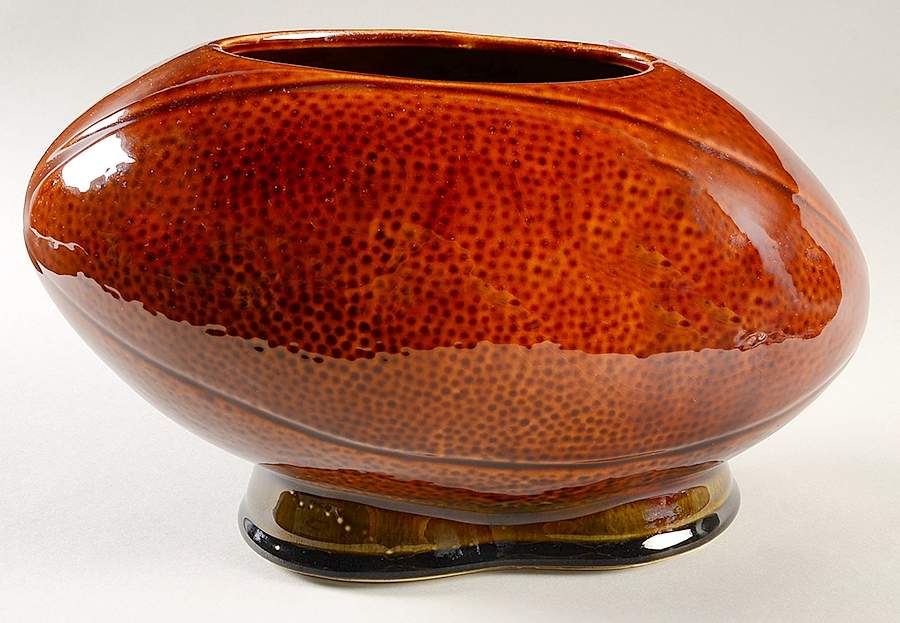 Boy on Football Cookie Jar No Lid by Nelson McCoy-1