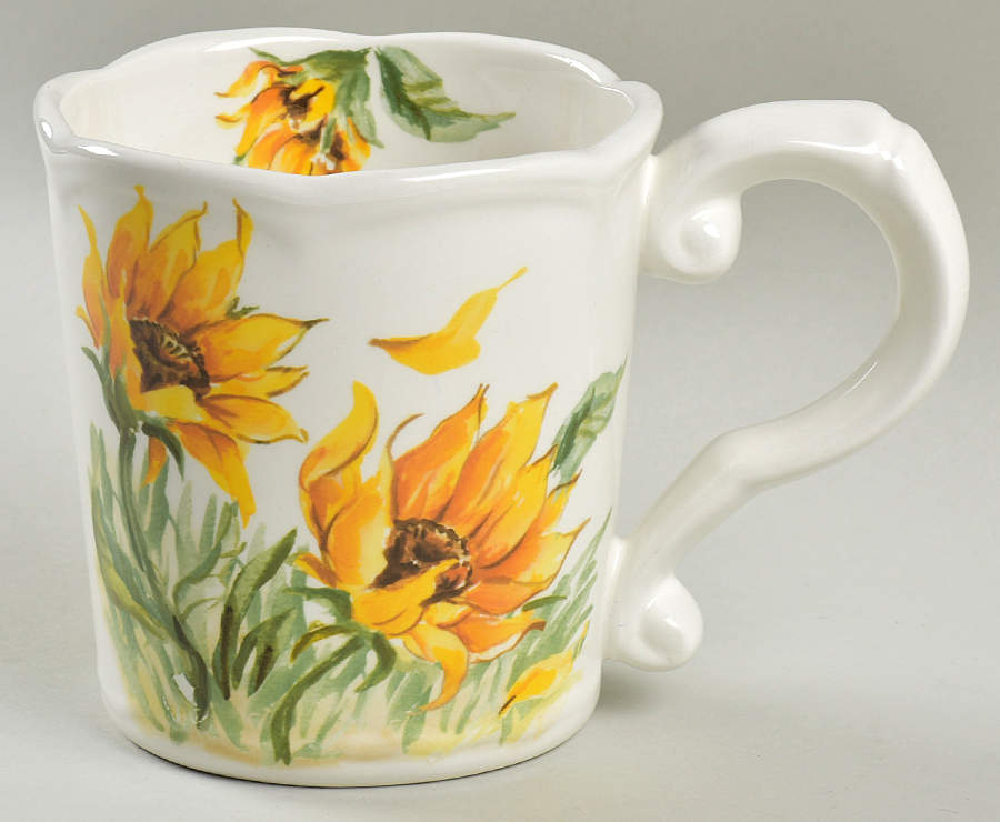 Flowing Sunflower Mug by Maxcera Corp-1