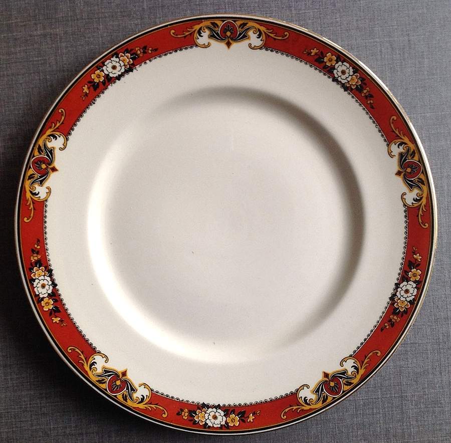 Coral Dinner Plate by Myott Staffordshire-1