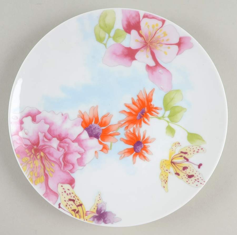 Vent de Fleurs Salad/Dessert Plate by Medard de Noblat-1