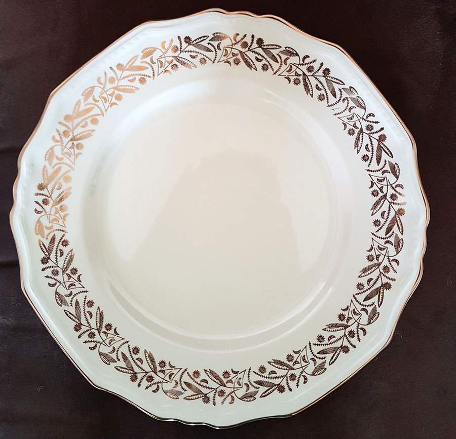 Golden Glow Dinner Plate by Alfred Meakin-1