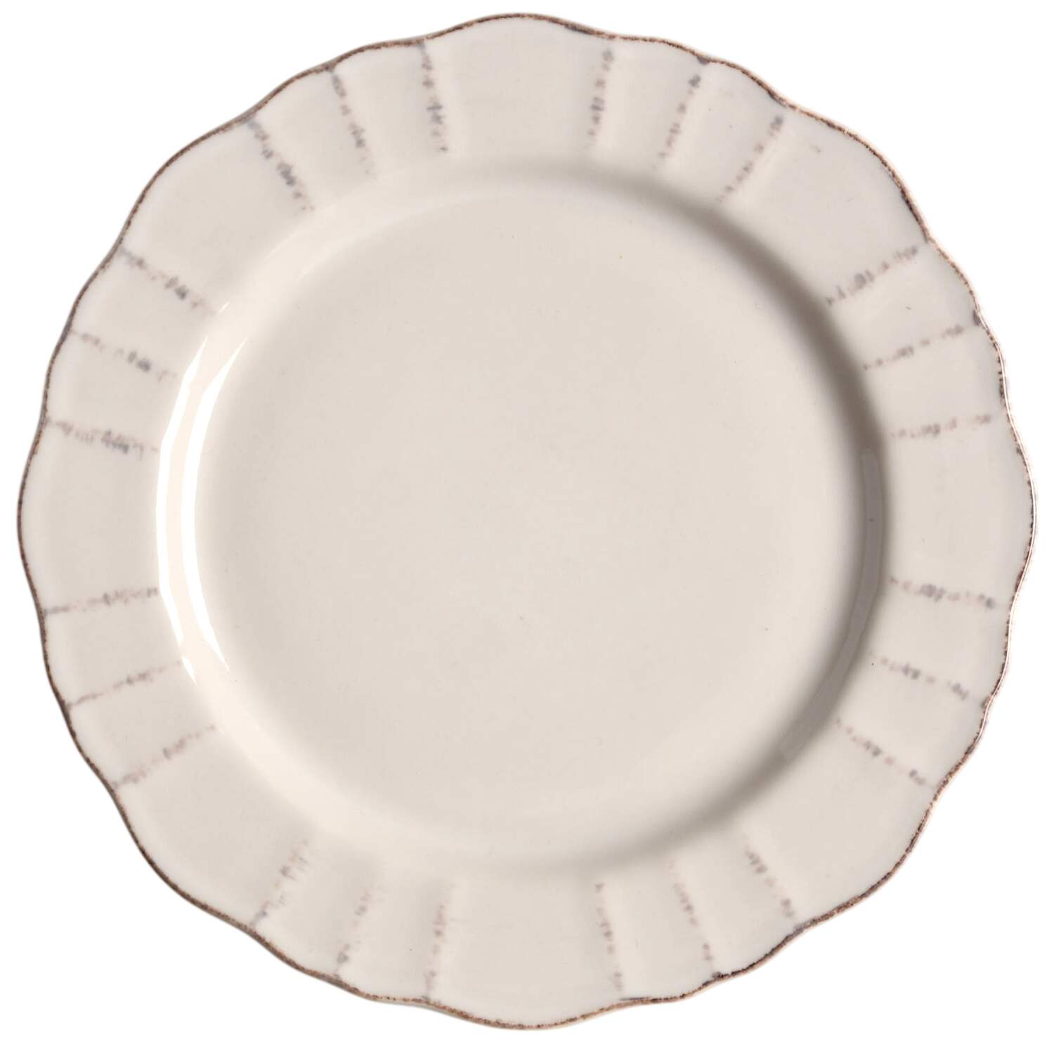 Romantica White Salad Plate by Matceramica-1