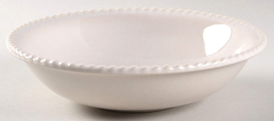 Perola White Individual Dinner Bowl by Matceramica-1