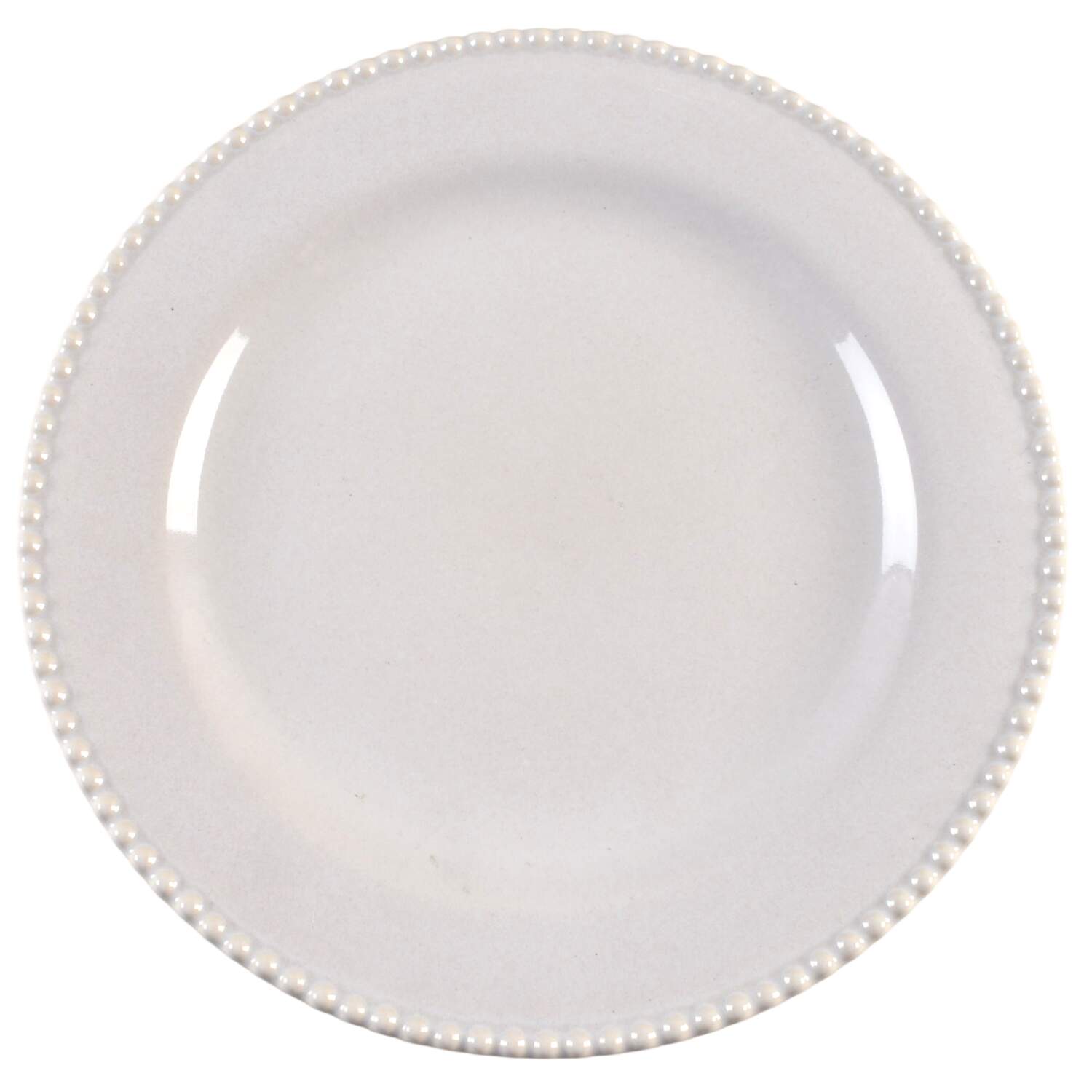 Perola White Dinner Plate by Matceramica-1