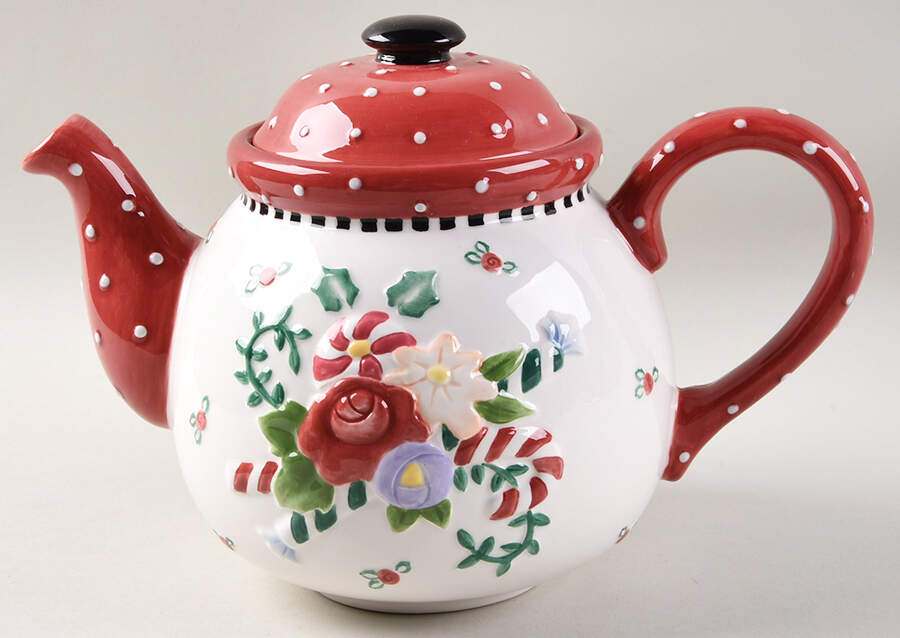 Christmas Spice Teapot & Lid by Mary Engelbreit-1