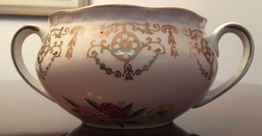 Beauty Sugar Bowl No Lid by Alfred Meakin-1
