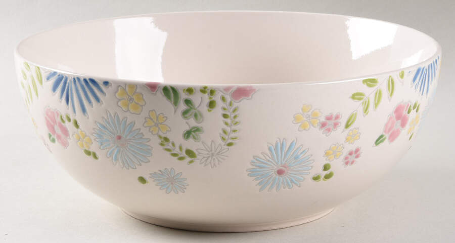 Painter's Garden 9" Round Vegetable Bowl by Martha Stewart-1