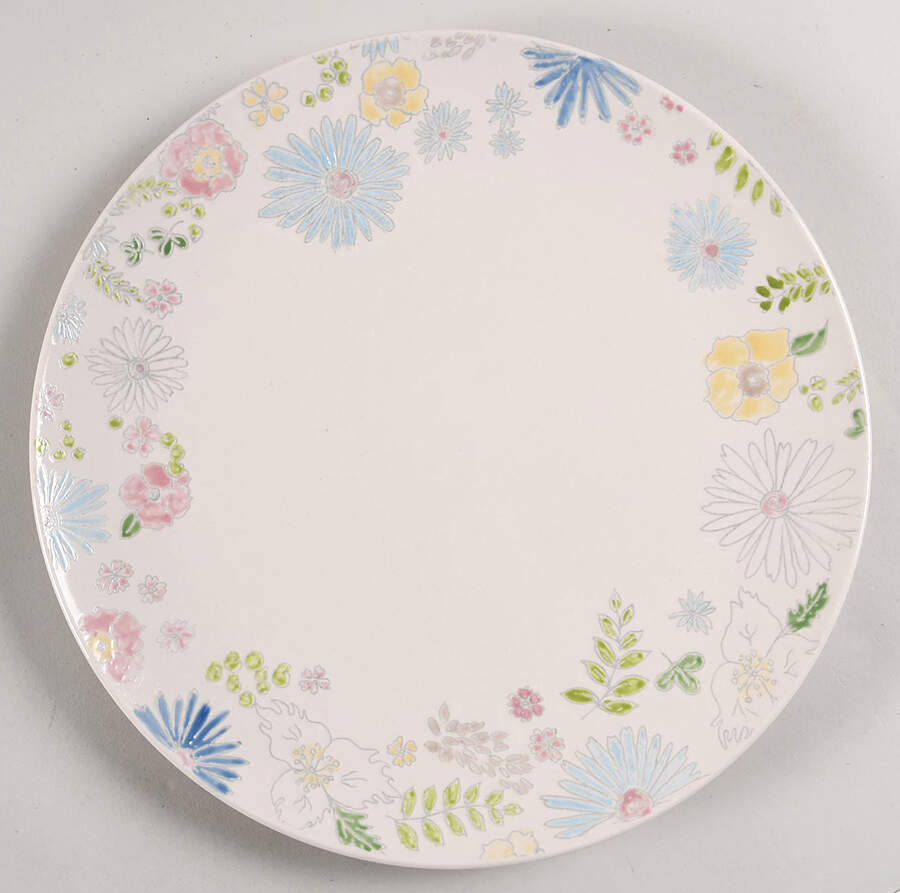 Painter's Garden Dinner Plate by Martha Stewart-1
