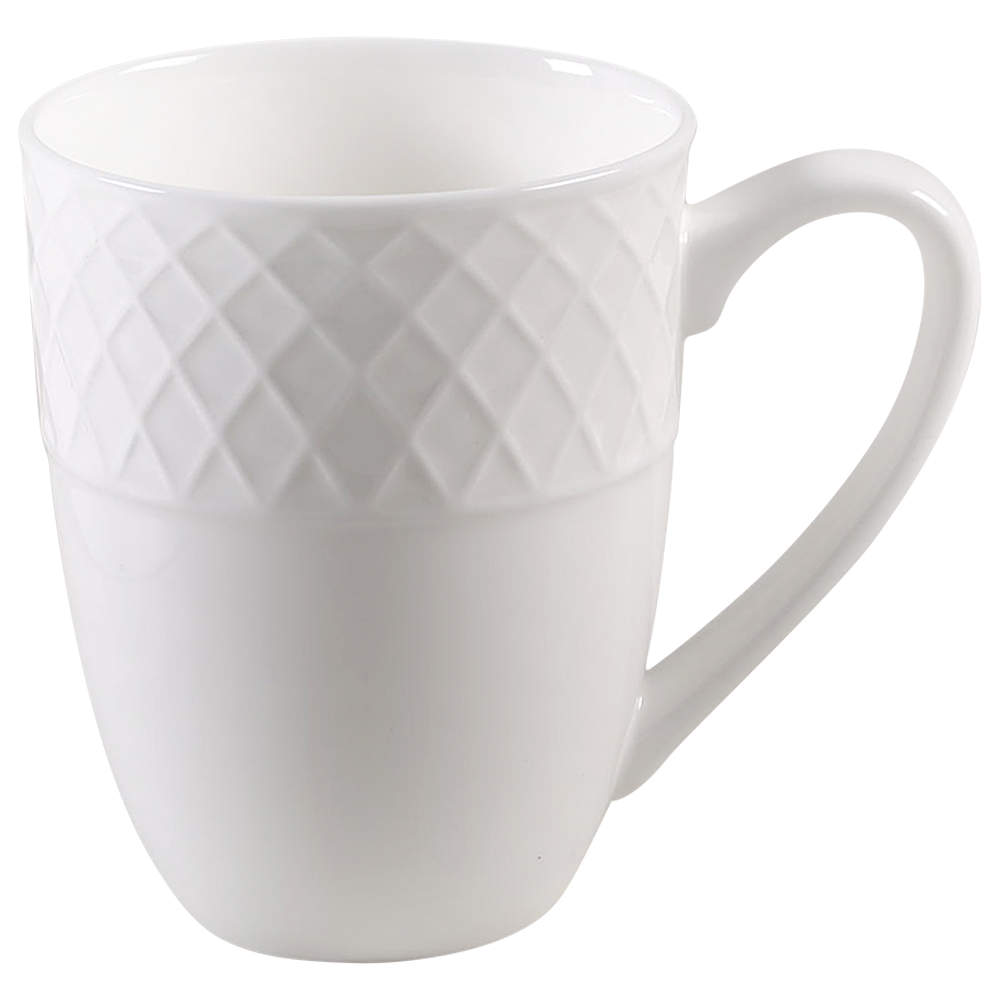 Trellis White Mug by Mikasa-1