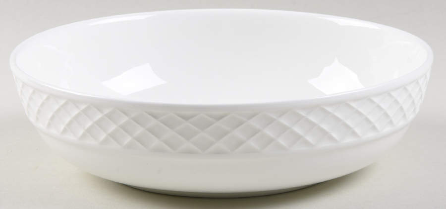 Trellis White Coupe Soup Bowl by Mikasa-1
