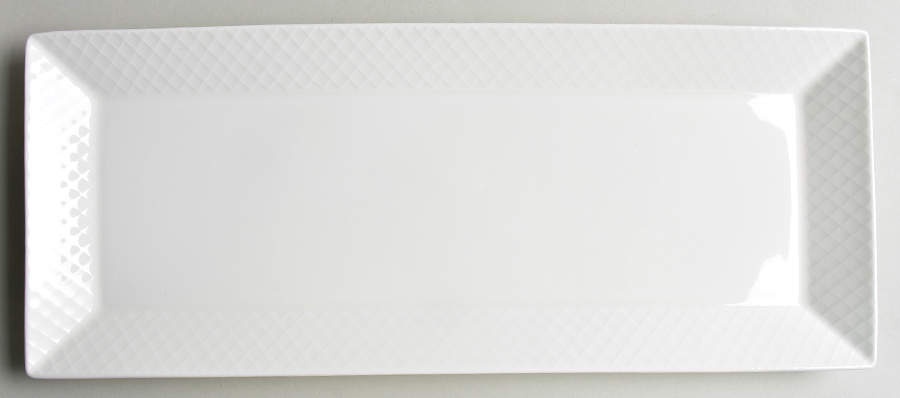 Trellis White 15" Bread Tray by Mikasa-1