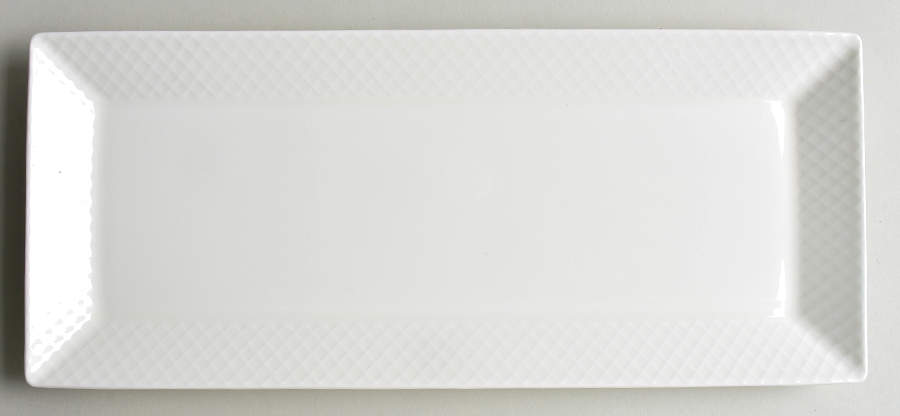 Trellis White 12" Bread Tray by Mikasa-1