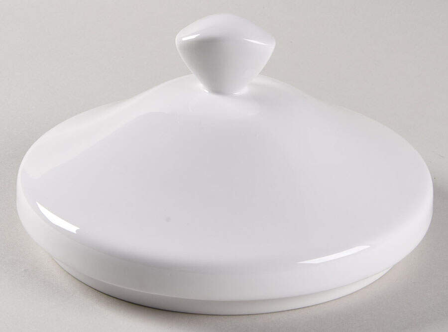 Trellis White Lid for 2 Qt Round Covered Casserole by Mikasa-1