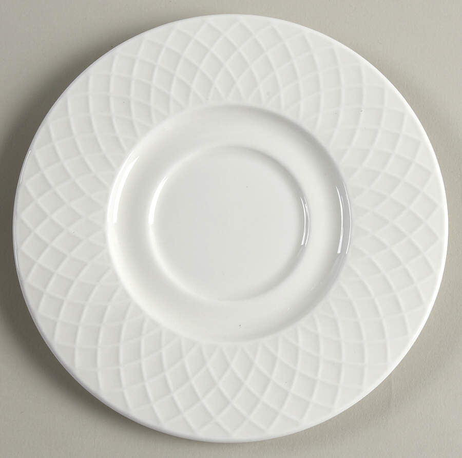Trellis White Saucer by Mikasa-1