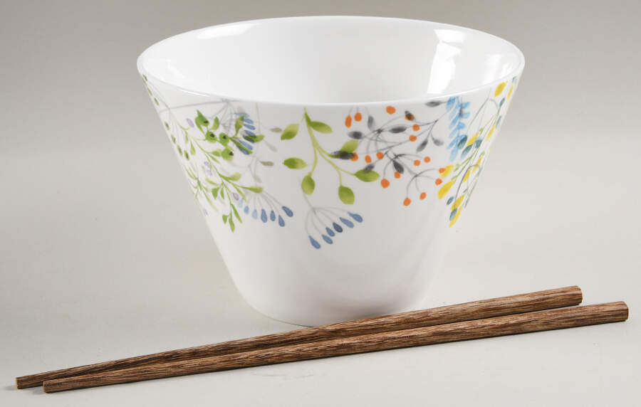 Tivoli Garden Noodle Bowl & Chopsticks Set by Mikasa-1