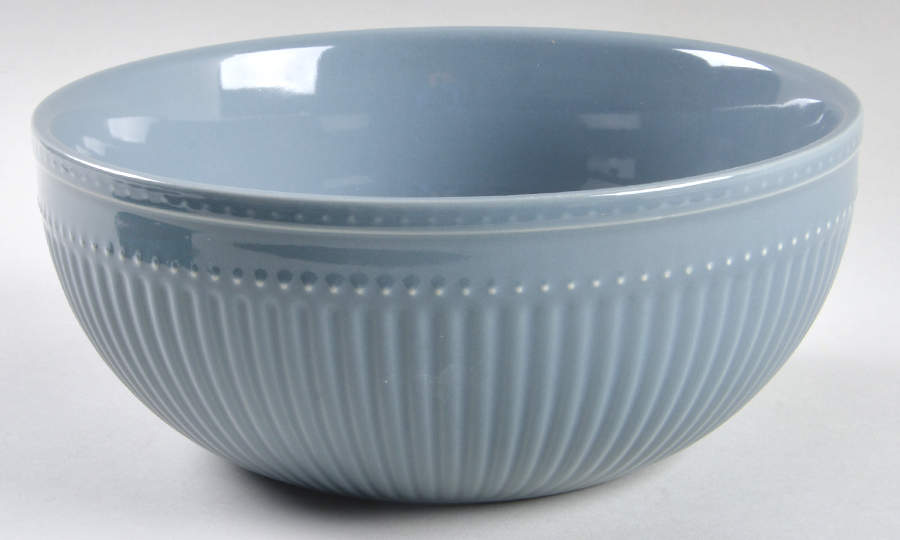 Italian Countryside Accents Blue 9" Round Vegetable Bowl by Mikasa-1