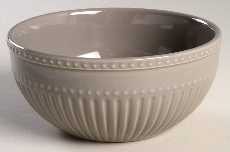 Italian Countryside Accents Grey Soup/Cereal Bowl by Mikasa-1