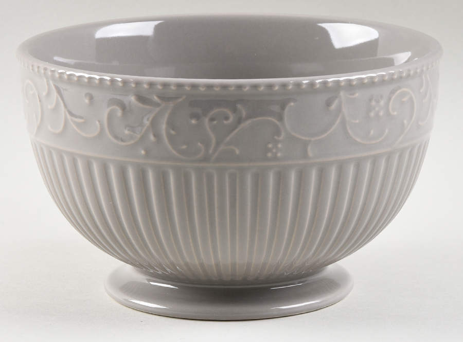 Italian Countryside Accents Grey Soup/Cereal Bowl by Mikasa-1