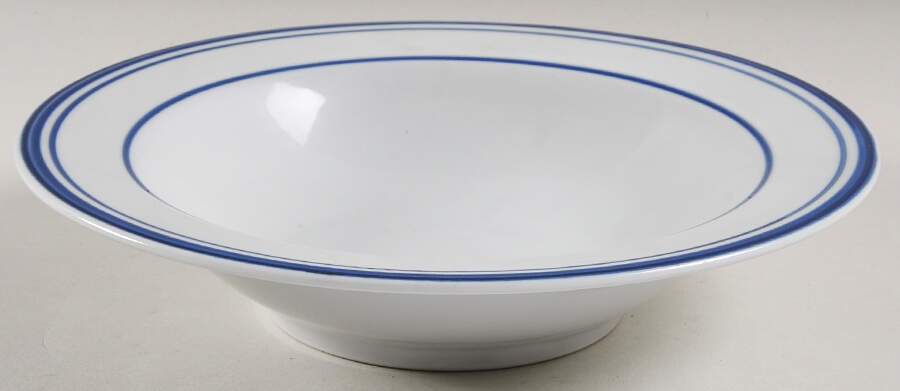 Blue Rim Soup Bowl by Mikasa-1