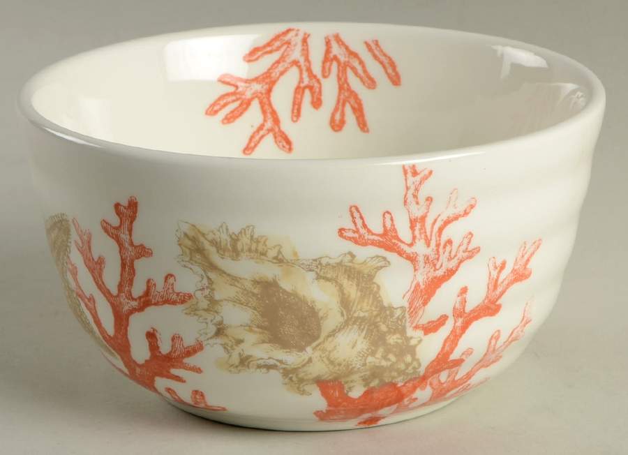 Coral Garland Soup/Cereal Bowl by Maxcera Corp-1