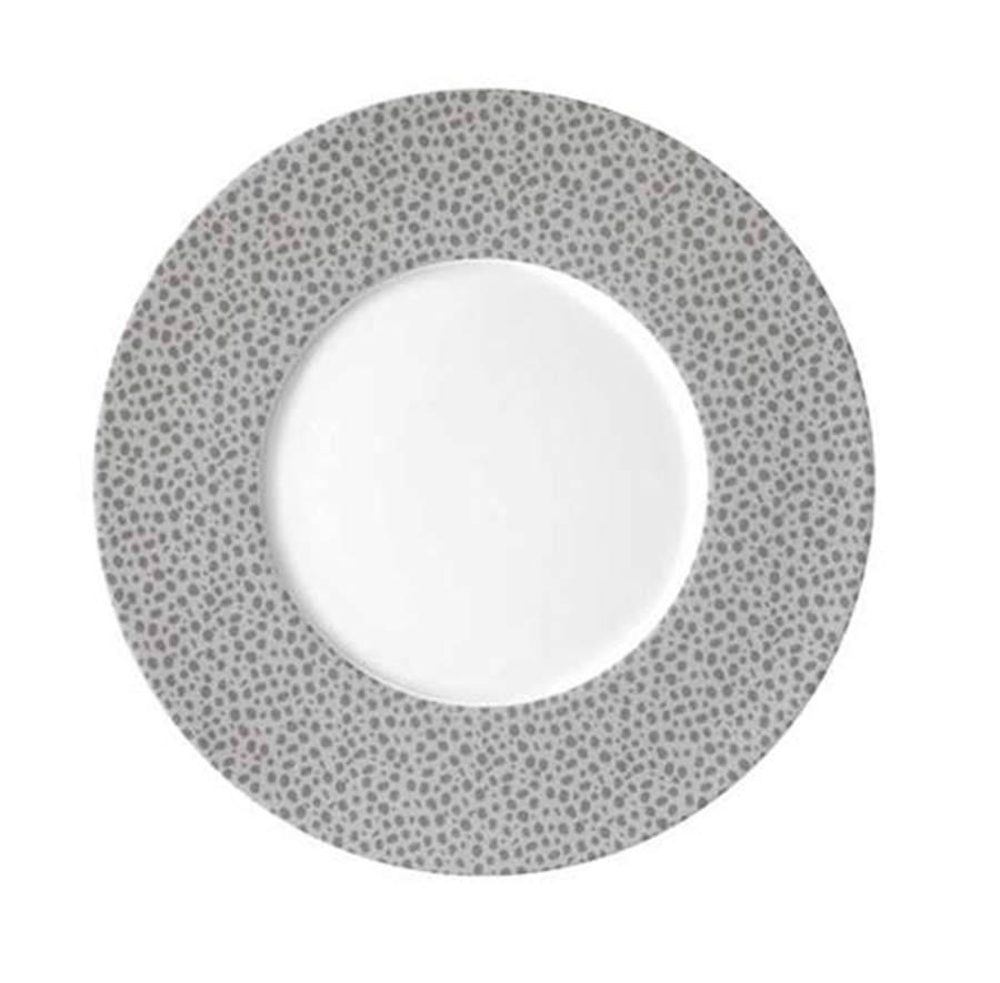 Baghera Platinum Dinner Plate by Medard de Noblat-1
