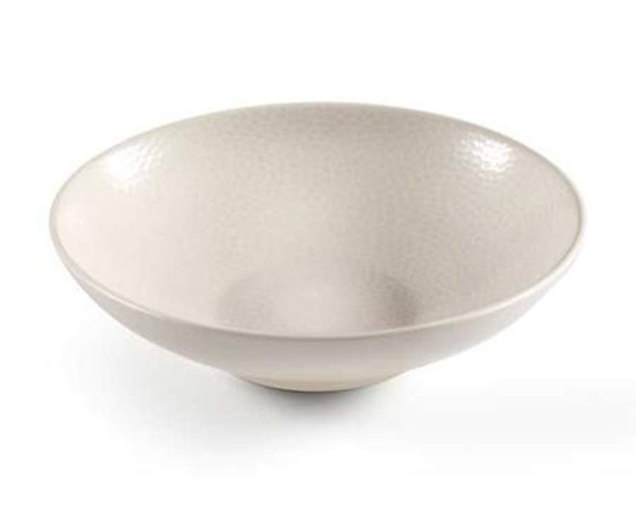 Stone Ivory 7" Individual Pasta/Salad Bowl by Medard de Noblat-1