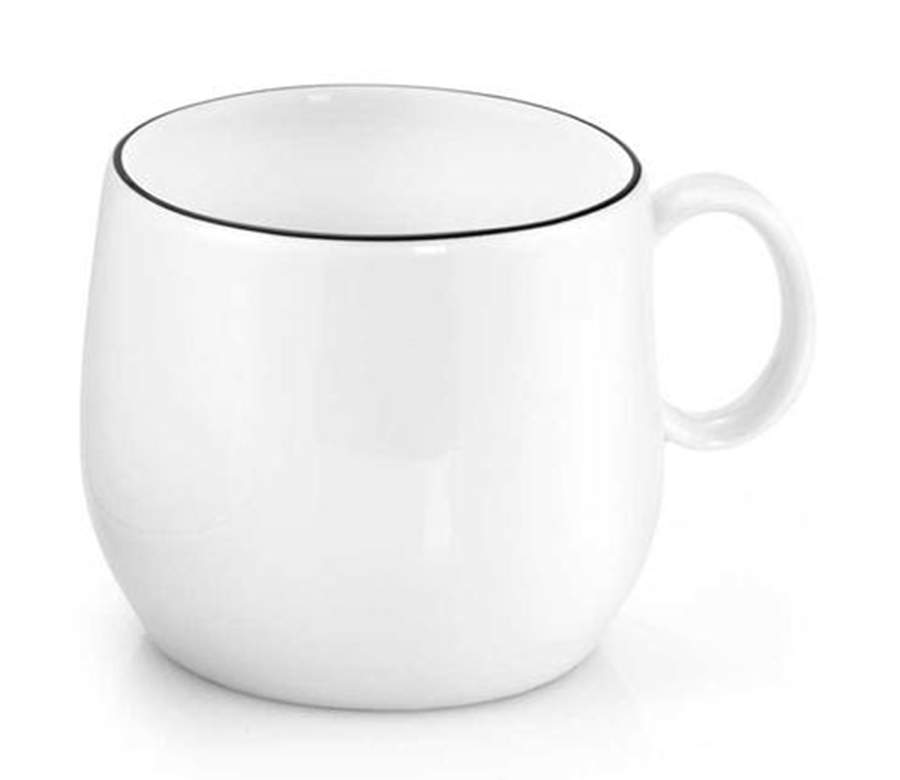 Yaka (Black Trim) Cup/Mug by Medard de Noblat-1